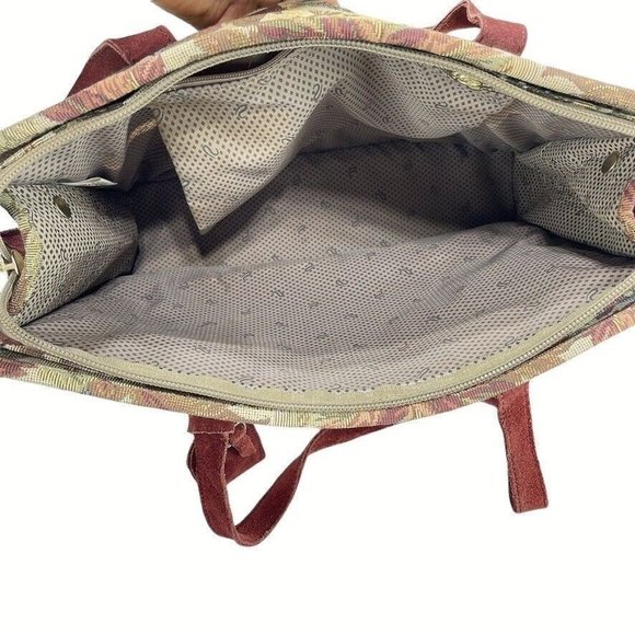 RICARDO BEVERLY HILLS Weekender Tapestry Carpetbag Travel Tote VINTAGE - Picture 7 of 16